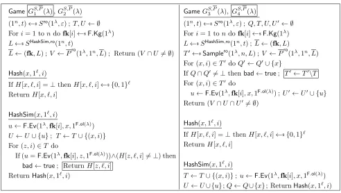 Figure 10:Games G1–G4 in the proof of Theorem 5.1.