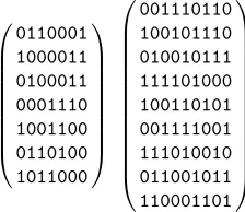 Fig. 1. Examples of hardware eﬃcient linear layers over F2