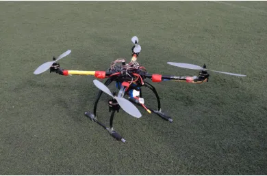 Table 1. Model parameters in demonstrator of quadrotor. 