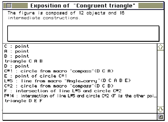 Figure 2: The procedure  used to create the triangles ABC and DEF 