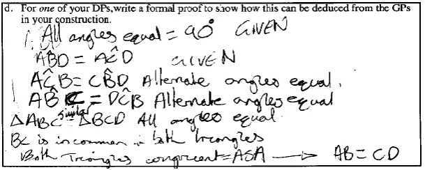 Figure 3: Choosing the given properties of a rectangle construction 