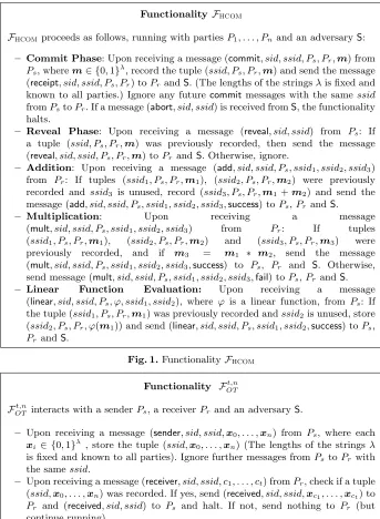 Fig. 1. Functionality FHCOM