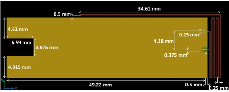 Figure 5. (a) Tracking patch glued to a user back; (b) Overview of the first prototype of the patch; (c) Zoom on the ISM antenna