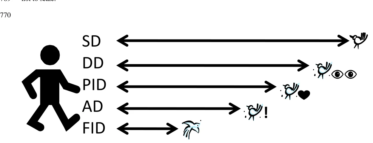 Figure 1. Visual representation of the Detection Distance (DD; 