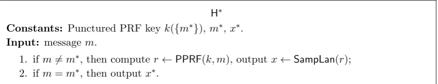 Figure 6: Hash H∗