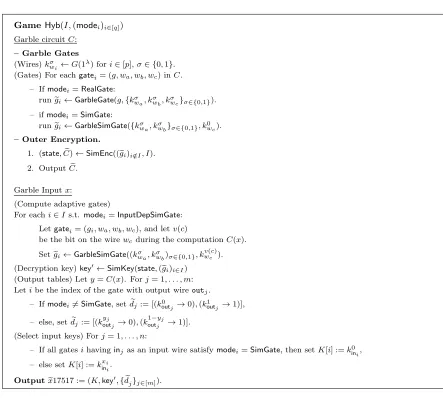 Figure 4: The Hybrid Game.