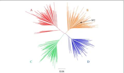 Table 1 Characteristics of study subjects infected with HIV-1 subtypes A, B, C and D