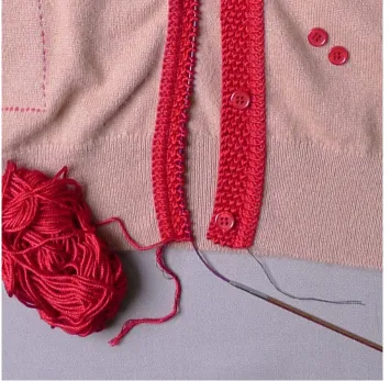 Figure 15. Cut open and trim treatment. Credit: Amy Twigger Holroyd.