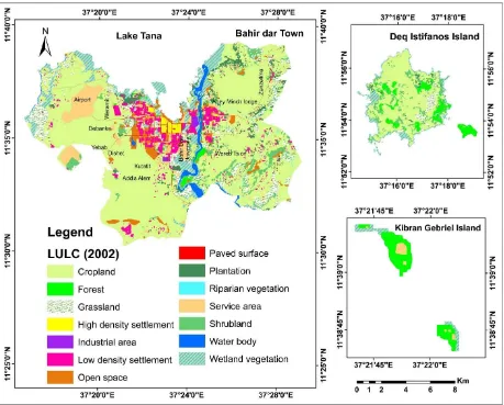 Figure 5: Land-use and land-cover map of 2002 