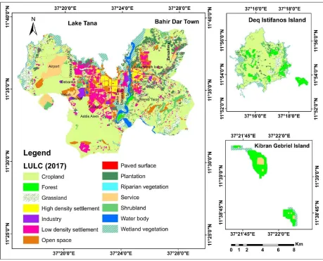 Figure 6: Land-use and land-cover map of 2017 