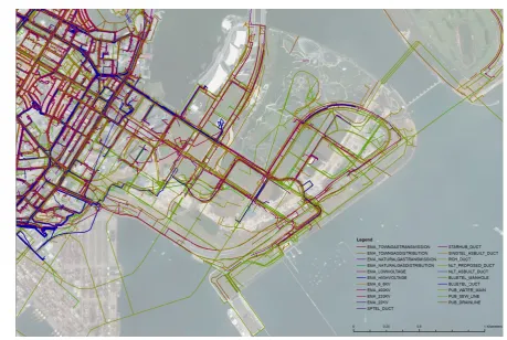 Figure 2. An example of utility data in Singapore (Source: Singapore Land Authority, 2018).