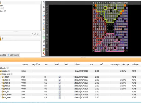 Figure 6. Pin locations on PLANAHEAD. 