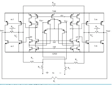 Figure 3. Complete schematic of the LD (without tuning circuit). 