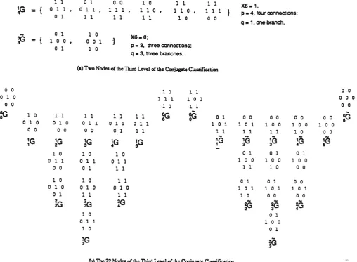 Figure 5: The Third Level of the Conjugate Classification 