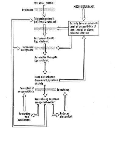 Figure 1.3:Cognitive and behavioural factors mediating 