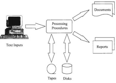 Figure 2.1 The Characteristics of A Conventional Information System 
