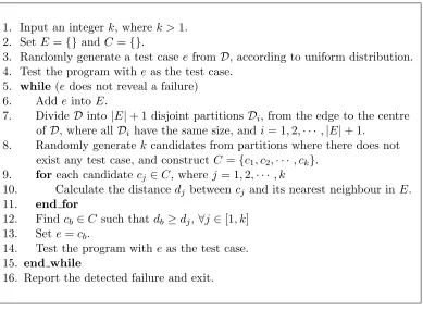 Figure 7: The algorithm of ECP-FSCS-ART