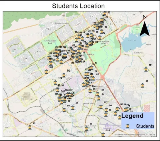 Figure 2. Study Centers (Rawalpindi/Islamabad) 