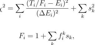 Fig. 12 we see that the eﬀect of introducing the error correlations Fi has been to bring down