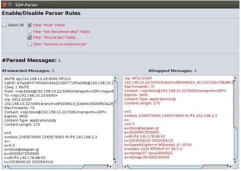 FIGURE 7. The front-end of the SDP parser.