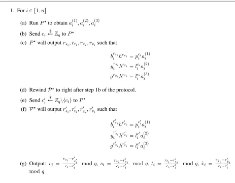Figure 6: Extractor for Proof of Assets protocol
