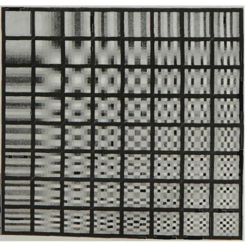 Figure 3.7 Transformed block coefficients 