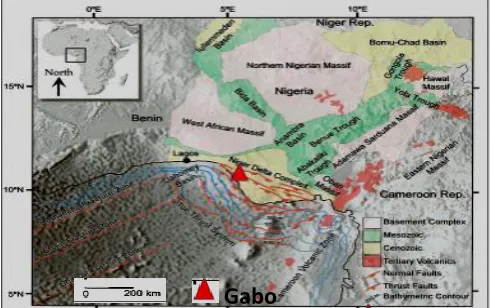 Figure 2 Location of Gabo Filed Field  