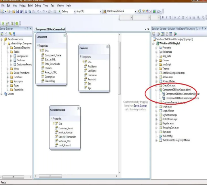 Figure 9:Object Relational Designer  