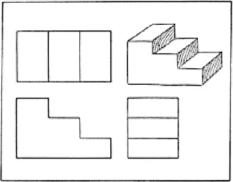 Figure 2. Four views of the 3-D object 