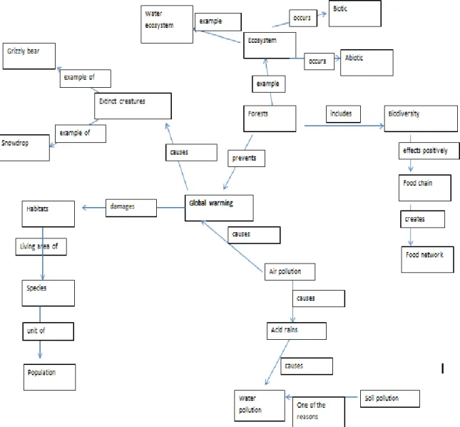 Figure 3. The concept map of the ―Human and Environment Unit‖ 