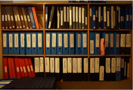 Fig 1 – The croft archives at CE Kinloch 