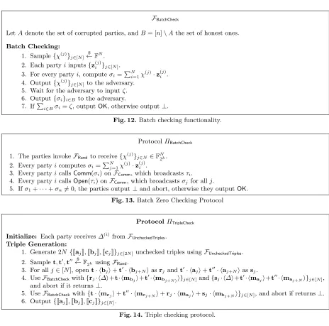 Fig. 12. Batch checking functionality.