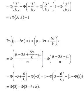 Figure 5 .4 shows the discretised mass function of the normal distribution, with the light 