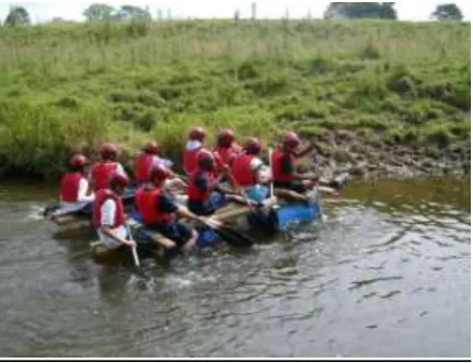 Figure 3 Team building at Castle Head. 