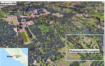 Figure 1. Hadrian’s Villa Archaeological Site. 