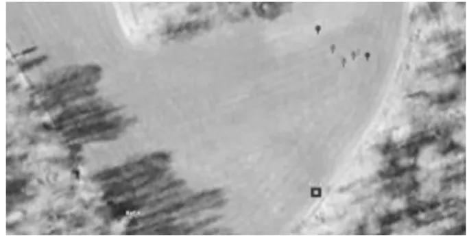 Figure 5. Numerical and visual records of the five attempts by group 2 to find target point 4 