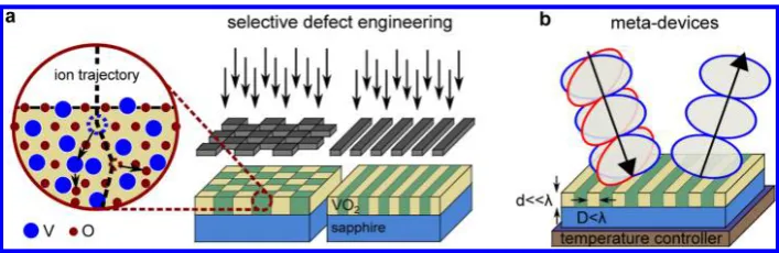 Figure 2. Defect engineering via ion beam irradiation. (a) Temper-cdamage formation model (mass, andcritical temperature is a result of lattice defects induced by ionirradiation and is not caused by impurity doping