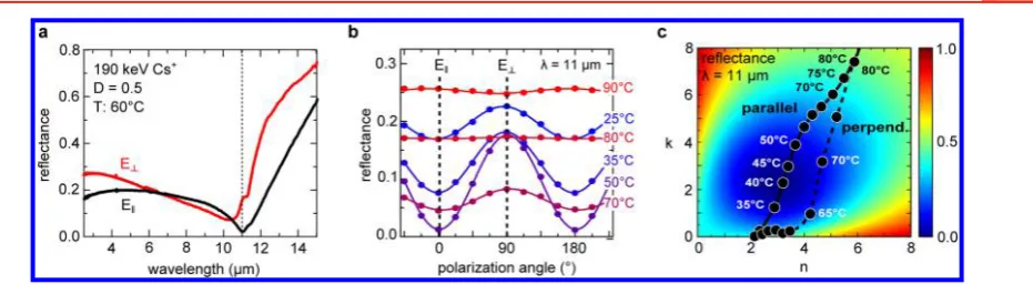 Figure 4. Switchable polarizer via tunable anisotropy. (a) Measured recrystal with form birefringence and dichroism