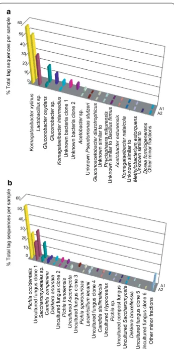 Figure 3  Normalized abundance of the most frequent OTUs of KMC 