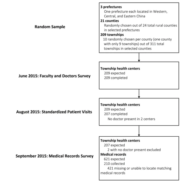 Figure 1  STROBE flow chart. SPs were randomly assigned to facilities, and within each facility SPs visited the provider following the normal procedures  for any walk- in patient