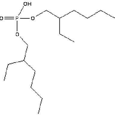 Figure  2.11.  Chemical structure of di-(2- ethylhexyl)phosphoric acid 