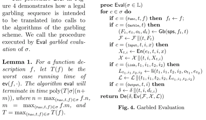 Fig. 4. Garbled Evaluation
