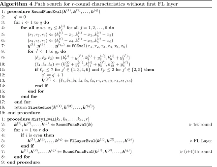 Fig. 7. We next guess that (KL1,1[1], KL1,2[1]) = (0, 0), and we then prepare the set of