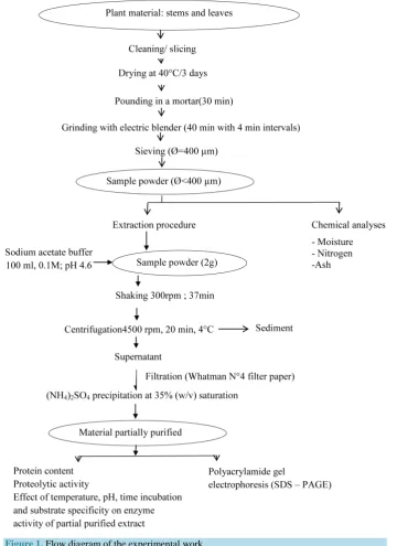 Figure 1. Flow diagram of the experimental work. 