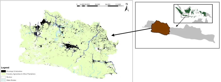 Figure 1. Landuse Map of West Java