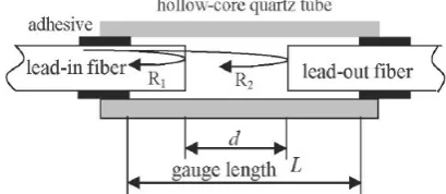 Figure 1. The basic principle of EFPI fiber optical sensor system diagram.  