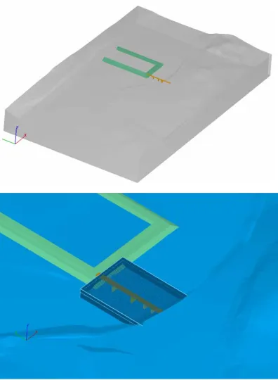 Figure 6. Grid formation for 3D numerical modeling. 