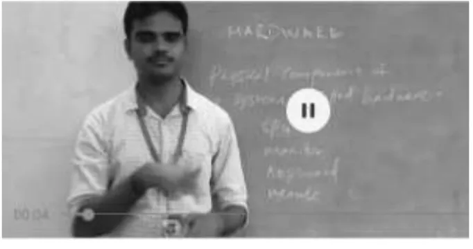 Fig 3 – Sign language video 