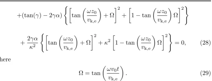 Figure 4 shows how γa reduction in theﬂattens out. This can be easily seen in Figure 4(b), where the higher harmonicsFor larger values offrom the canonical valuesn, calculated from Equation (31) (solid line) deviates nπ (dotted line) over time