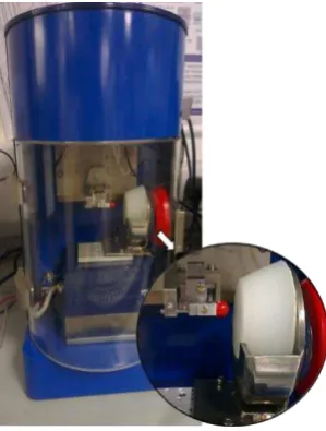 Figure 2: MUST tester indenting sample stimulus with a hard tip 